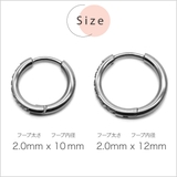 ピアス 金属アレルギー フープ | アクセサリーショップPIENA | 詳細画像9 