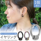 イヤリング フープ フェイクピアス | アクセサリーショップPIENA | 詳細画像1 