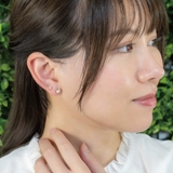 大きさが異なる2種類のラインストーンのピアスと シンプルなボールピアスセット 合… | アクセサリーショップPIENA | 詳細画像4
