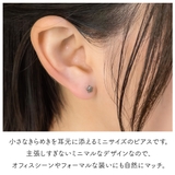 スタッドピアス チタン製ポスト 純チタン | アクセサリーショップPIENA | 詳細画像3 