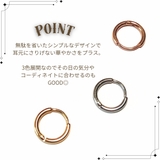 フープピアス 両耳用 サージカルステンレス | アクセサリーショップPIENA | 詳細画像7