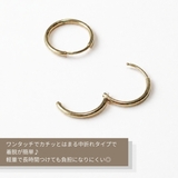 両耳用 フープピアス サージカルステンレス | アクセサリーショップPIENA | 詳細画像9