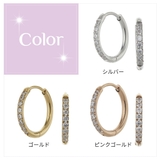 両耳フープピアス レディース サージカルステンレス | アクセサリーショップPIENA | 詳細画像2 