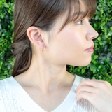 両耳フープピアス レディース サージカルステンレス | アクセサリーショップPIENA | 詳細画像4 
