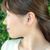 両耳フープピアス レディース サージカルステンレス | アクセサリーショップPIENA | 詳細画像6