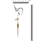 煌く光のラインとメタリックパーツのエレガントデザインnapaイヤリング 渋谷 銀… | アクセサリーショップPIENA | 詳細画像3 