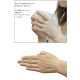 メッセージが刻印されたリング サージカルステンレス 一粒天然ダイヤモンド | アクセサリーショップPIENA | 詳細画像8 