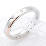 レディースリング 天然ダイヤモンド なめらかなカットが美しいシンプルな指輪 | アクセサリーショップPIENA | 詳細画像1 