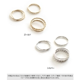 3setシンプルリング 指輪 リング | Pierrot | 詳細画像2 