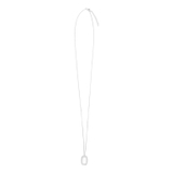 シルバー | パールパイプネックレス ネックレス パール | Pierrot