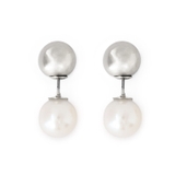 シルバー | 2wayメタルキャッチピアス ピアス 2way | Pierrot