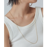 ゴールド | シンプルチェーンミドルネックレス ネックレス デザインチェーン | Pierrot