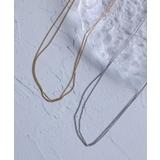 シンプルダブルチェーンクラスプネックレス ネックレス チェーン | Pierrot | 詳細画像6