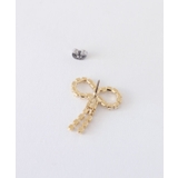 ビジューリボンピアス ピアス 本金プレーティング | Pierrot | 詳細画像3 