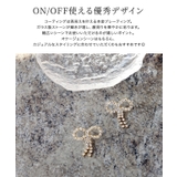 ビジューリボンピアス ピアス 本金プレーティング | Pierrot | 詳細画像2 