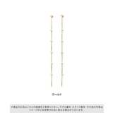 [silver925]パールチェーンロングピアス ピアス チェーンピアス | Pierrot | 詳細画像2 