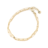 ゴールド | 2連チェーンブレスレット ブレスレット シルバー | Pierrot