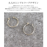 バイカラーダブルフープピアス ピアス フープ | Pierrot | 詳細画像2