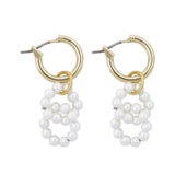 ゴールド | 2wayパールモチーフフープピアス ピアス パール | Pierrot