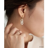 2wayパールモチーフフープピアス ピアス パール | Pierrot | 詳細画像7