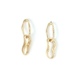 ゴールド | オーバルダブルリングピアス ピアス オーバルリング | Pierrot