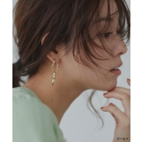 オーバルダブルリングピアス ピアス オーバルリング | Pierrot | 詳細画像9 