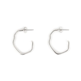 シルバー | デフォルメフープピアス ピアス アクセサリー | Pierrot