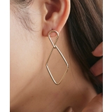 シルバー | ドロップエイトモチーフピアス ピアス ドロップシルエット | Pierrot