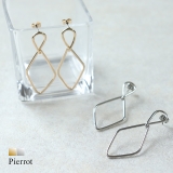 ドロップエイトモチーフピアス ピアス ドロップシルエット | Pierrot | 詳細画像1