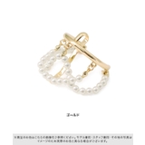 パールシャンデリアヘアーカフ ヘアーカフ メタル | Pierrot | 詳細画像5 