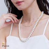 マルチwayパール3連ネックレス チェーン パール | Pierrot | 詳細画像1 
