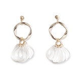 ゴールド | クリアパーツメタルリングピアス ピアス アクセサリー ニッケルフリー | Pierrot