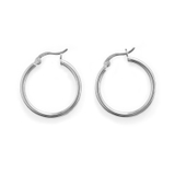 シルバー | silver925シンプル22フープピアス ピアス シンプル | Pierrot