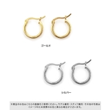 silver925シンプル14フープピアス ピアス シンプル | Pierrot | 詳細画像2