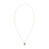 ゴールド | プレートツイストフープラリエット ネックレス ロング | Pierrot