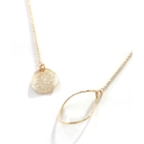 プレートツイストフープラリエット ネックレス ロング | Pierrot | 詳細画像4