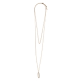 ゴールド | オーバルリング2連ネックレス ネックレス 2連 | Pierrot