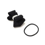 ブラック | ツイードリボンヘアーカフ ヘアアクセ ヘアカフ | Pierrot