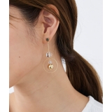 アシンメトリークリアボールピアス ピアス トレンド | Pierrot | 詳細画像10 