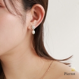 ビジュー淡水パールピアス ピアス 淡水パール | Pierrot | 詳細画像1 