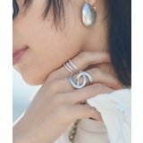 シルバー | [RASW]アブストラクトデザインリング リング アブストラクトデザイン | Pierrot