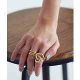 ゴールド | [RASW]アブストラクトデザインリング リング アブストラクトデザイン | Pierrot