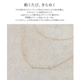 ストーン2連ネックレス ネックレス ガラスストーン | Pierrot | 詳細画像2