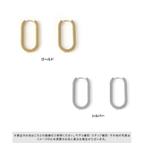 stainlessワンタッチオーバルピアス ピアス 錆びにくい | Pierrot | 詳細画像5 