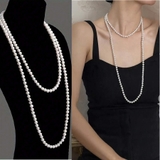 パールロングネックレス ラウンド トレンド | Pinky&Refine | 詳細画像6