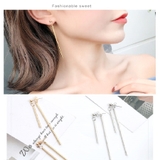 2WAY ロング揺れるピアス 2重 | Pinky&Refine | 詳細画像1