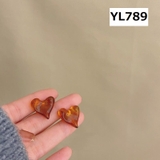 スタッドピアス アクセサリー 琥珀色 | PlusNao | 詳細画像11 