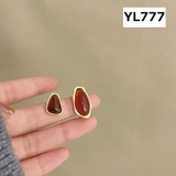 スタッドピアス アクセサリー 琥珀色 | PlusNao | 詳細画像5 