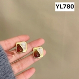 スタッドピアス アクセサリー 琥珀色 | PlusNao | 詳細画像7 