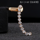 ピアス スタッドピアス イヤーカフ風 | PlusNao | 詳細画像11